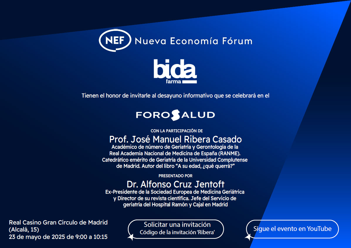 DESAYUNO INFORMATIVO FORO SALUD, CON EL PROF. JOSÉ MANUEL RIBERA CASADO