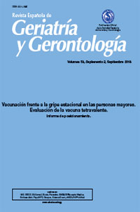 Vacunación frente a la gripe estacional en las personas mayores. Evaluación de la vacuna tetravalente.