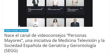 Nace el canal de videoconsejos para personas mayores