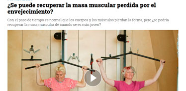¿Se puede recuperar la masa muscular perdida por el envejecimiento?