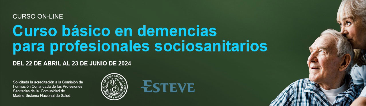 <p>CURSO BÁSICO EN DEMENCIAS, FORMACIÓN PARA UNO DE LOS PRINCIPALES SÍNDROMES G