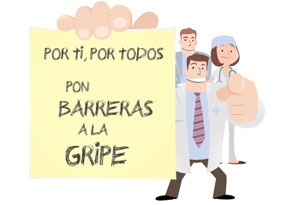 Pon barreras a la gripe