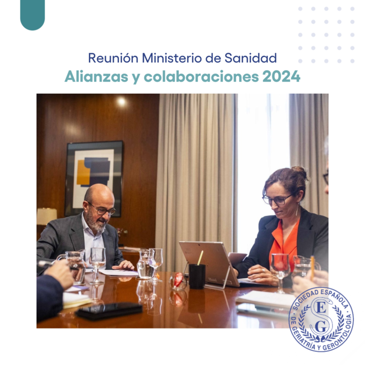<p>El presidente de la SEGG se reunió con la Ministra de Sanidad</p>