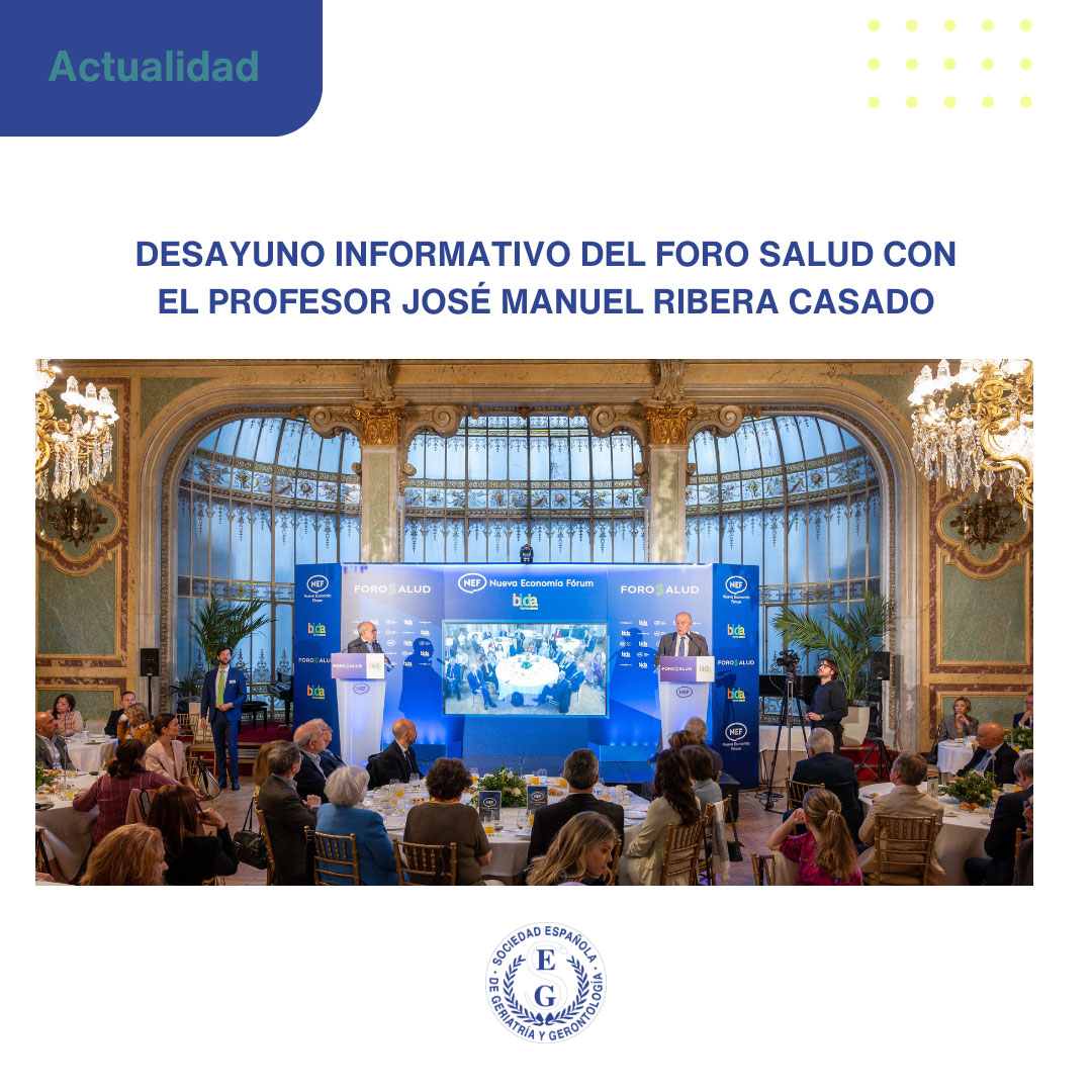 El profesor José Manuel Ribera Casado ha protagonizado el desayuno informativo del Foro Sa