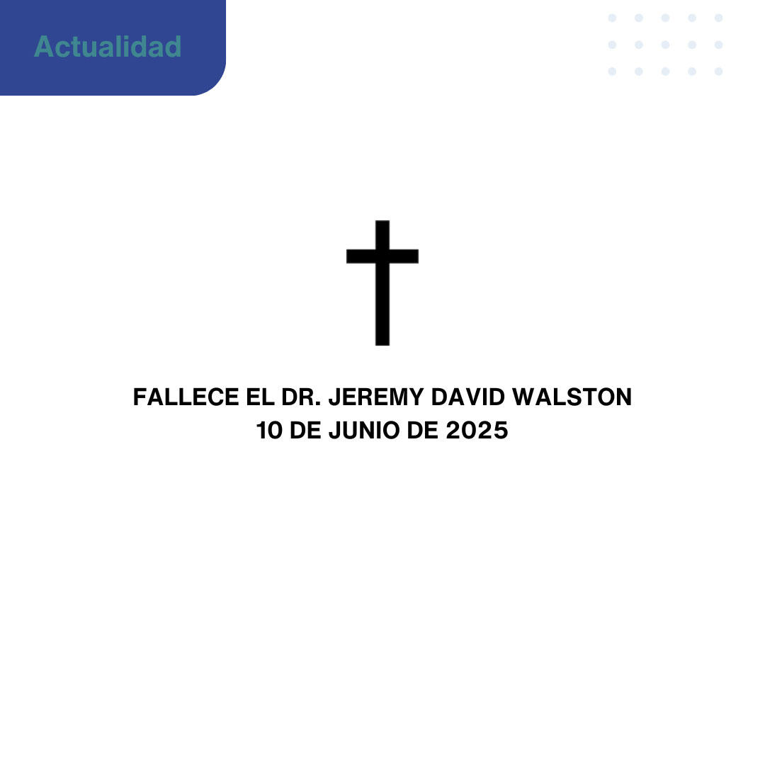 <p>Obituario de Dr. Jeremy David Walston</p>