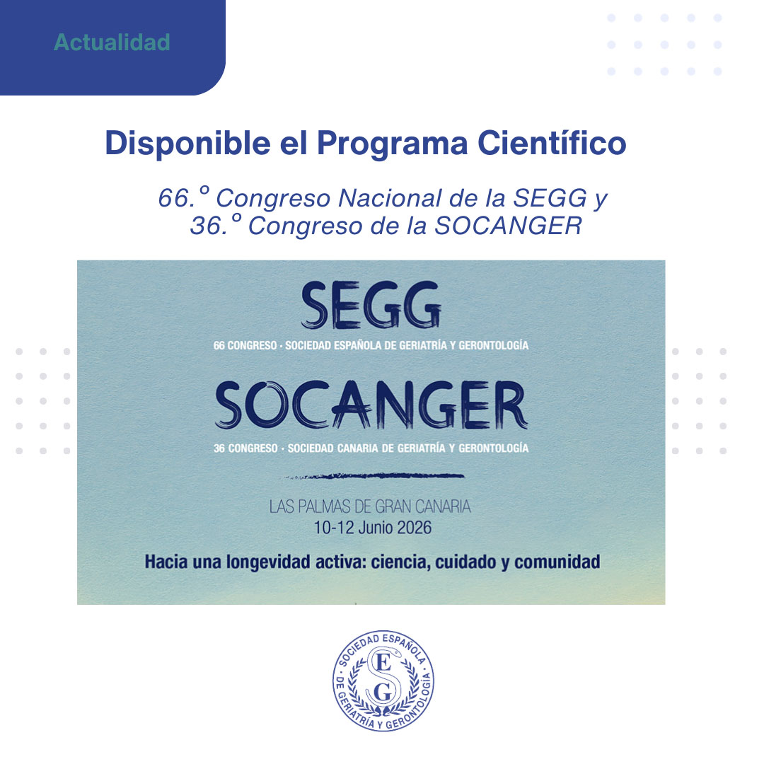 <p>Disponible el programa cient&iacute;fico del 66.&ordm; Congreso Nacional de la SEGG y 36.&ordm; C
