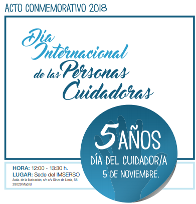 Invitación Día Internacional de las Personas Cuidadoras 2018