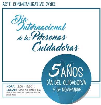 <p>Invitación Día Internacional de las Personas Cuidadoras 2018</p>