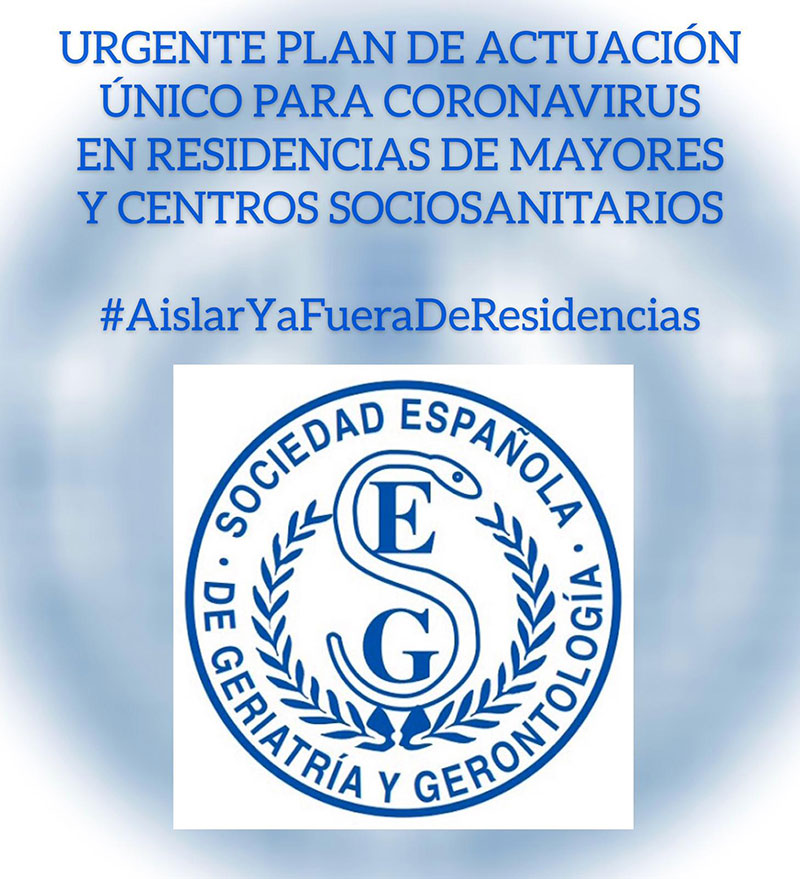 La SEGG impulsa la campaña #AislarYaFueraDeResidencias